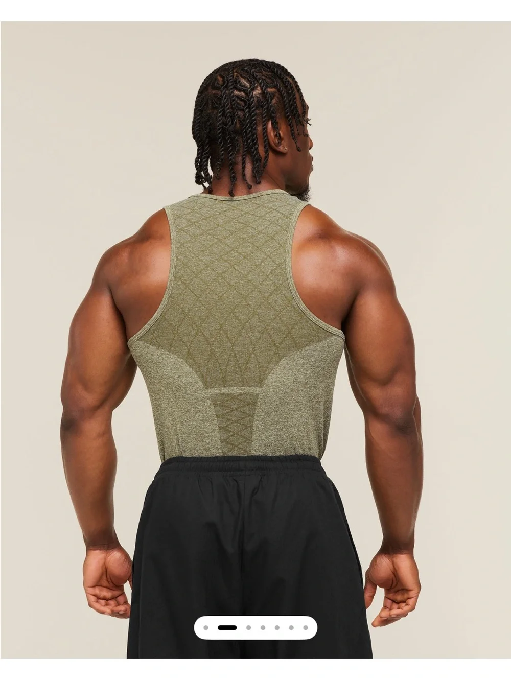 Gymshark Devant Seamless Tank Green